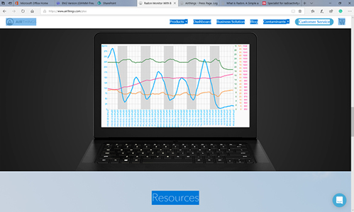 Corentium PLUS Software Radon Detektor Monitor