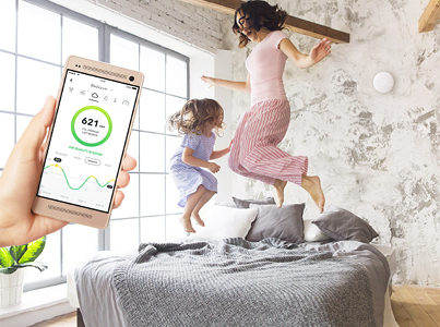 Wave Plus Radon Detektor Raumluft Qualität